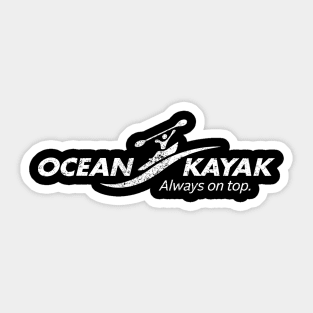 Ocean Kayak Yellow Always on Top choose size Kayak Sticker